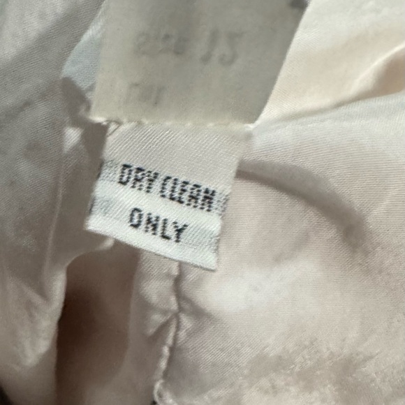 Vintage Richilene New York Beaded Glitter Cocktail Dress Size 12 Ivory Pink Glam - Picture 15 of 16